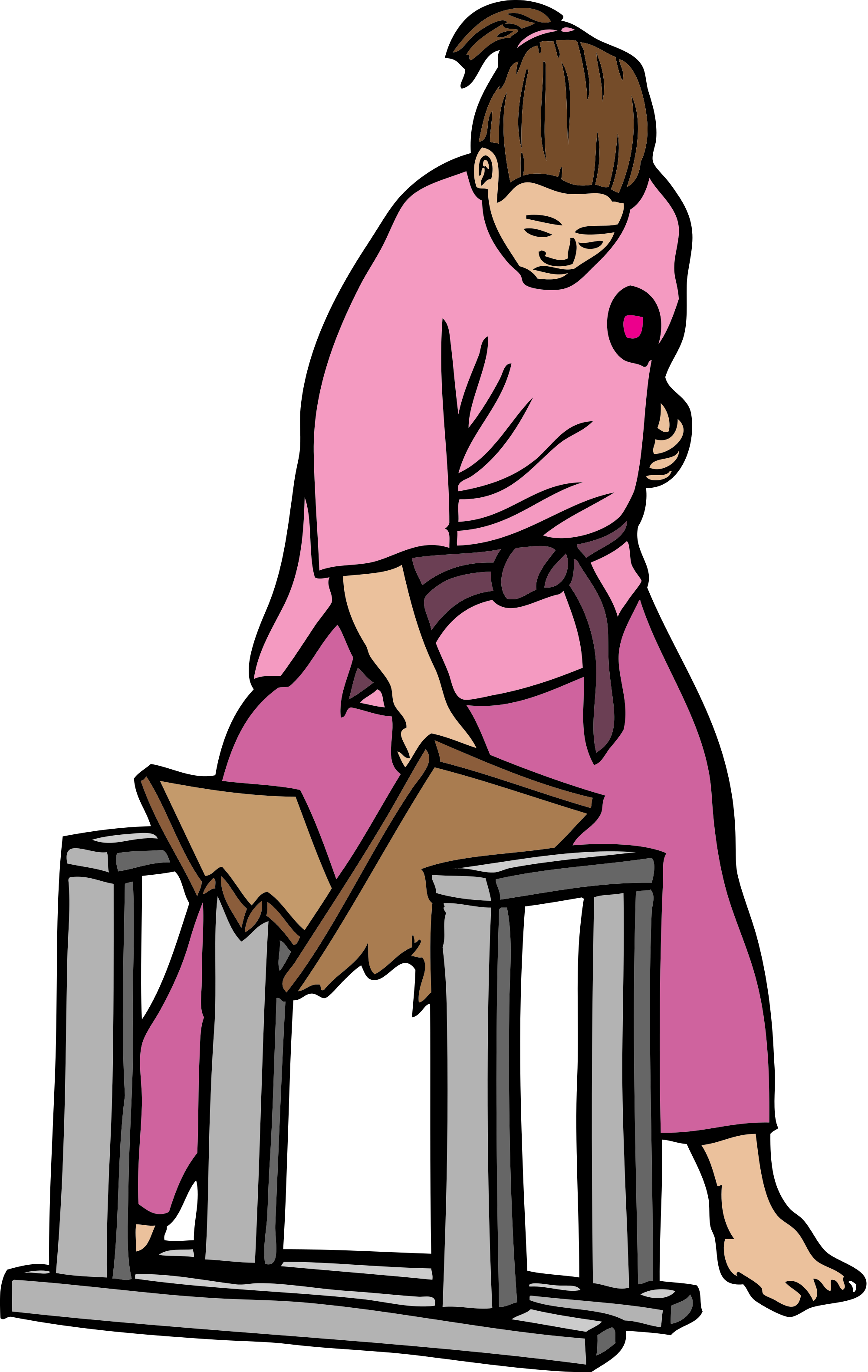 Hockey Goalie Clipart - Break Clipart (2000x3159)