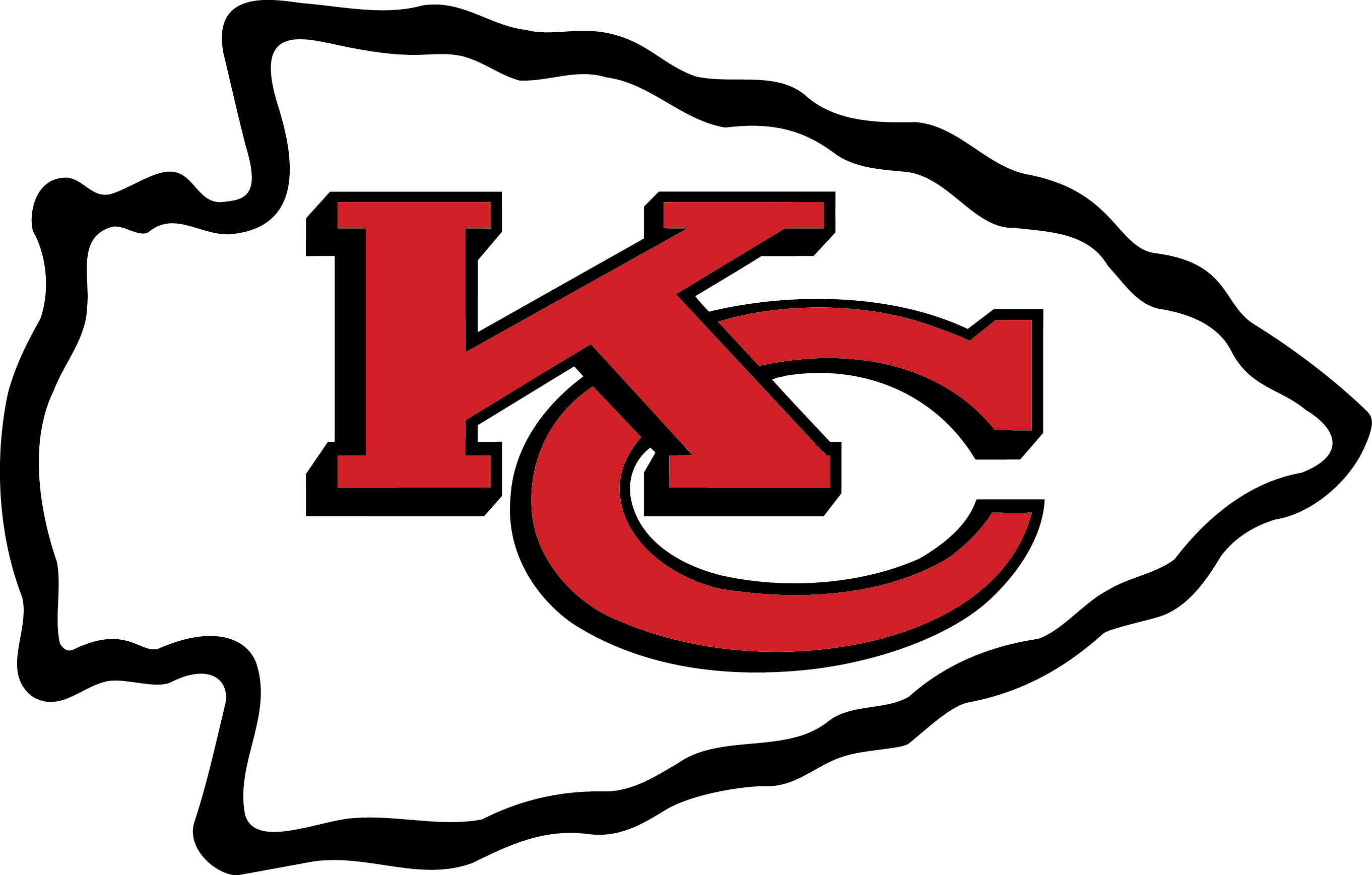 Kansas City Chiefs Logo Vector Eps Free Download, Logo, - Kansas City Chiefs Logo (2723x1737)