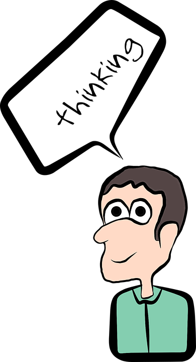 Choice Clipart Determined - Clip Art Berpikir (390x720)