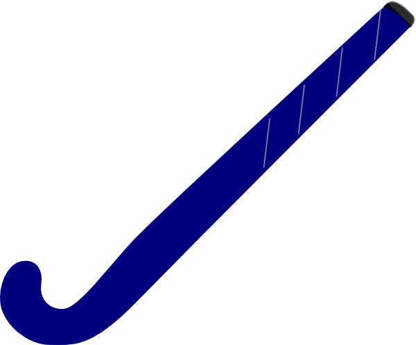 Field Hockey - Field Hockey Stick Blue (600x497)
