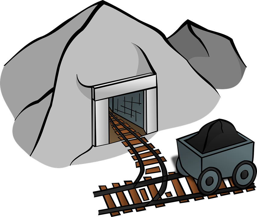 Old Mine Cave Clipart, Explore Pictures - Coal Mine Clip Art (852x720)