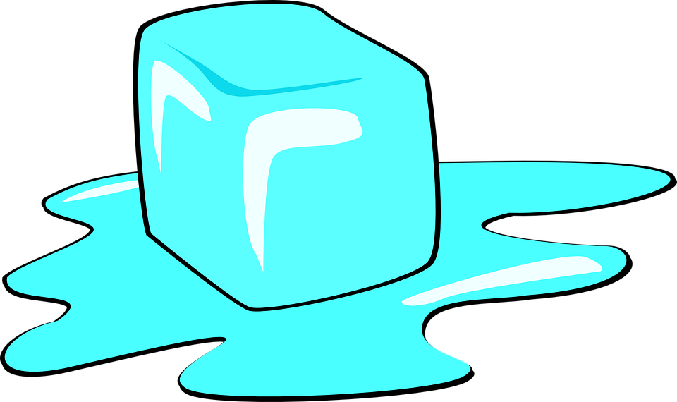 Frost Clipart Melting Ice - Ice Cube Clipart (960x570)