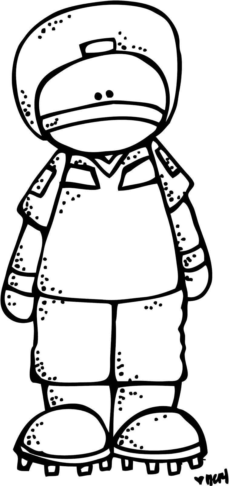 Xox - Black And White Melonheadz Clipart Sports (756x1600)