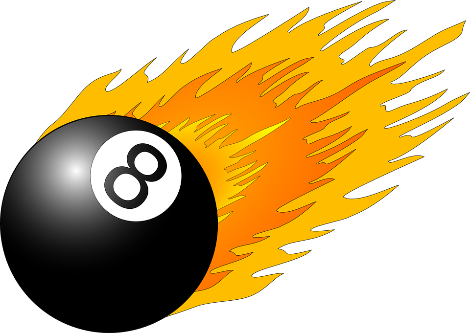 Ball With Flames Clip Art Free Vector - Flames Clip Art (960x681)