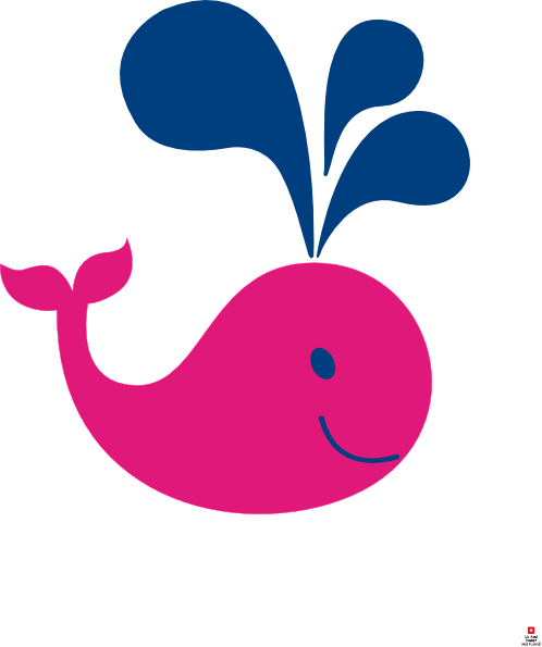 Codes For Insertion - Pink Whale Clip Art (498x595)