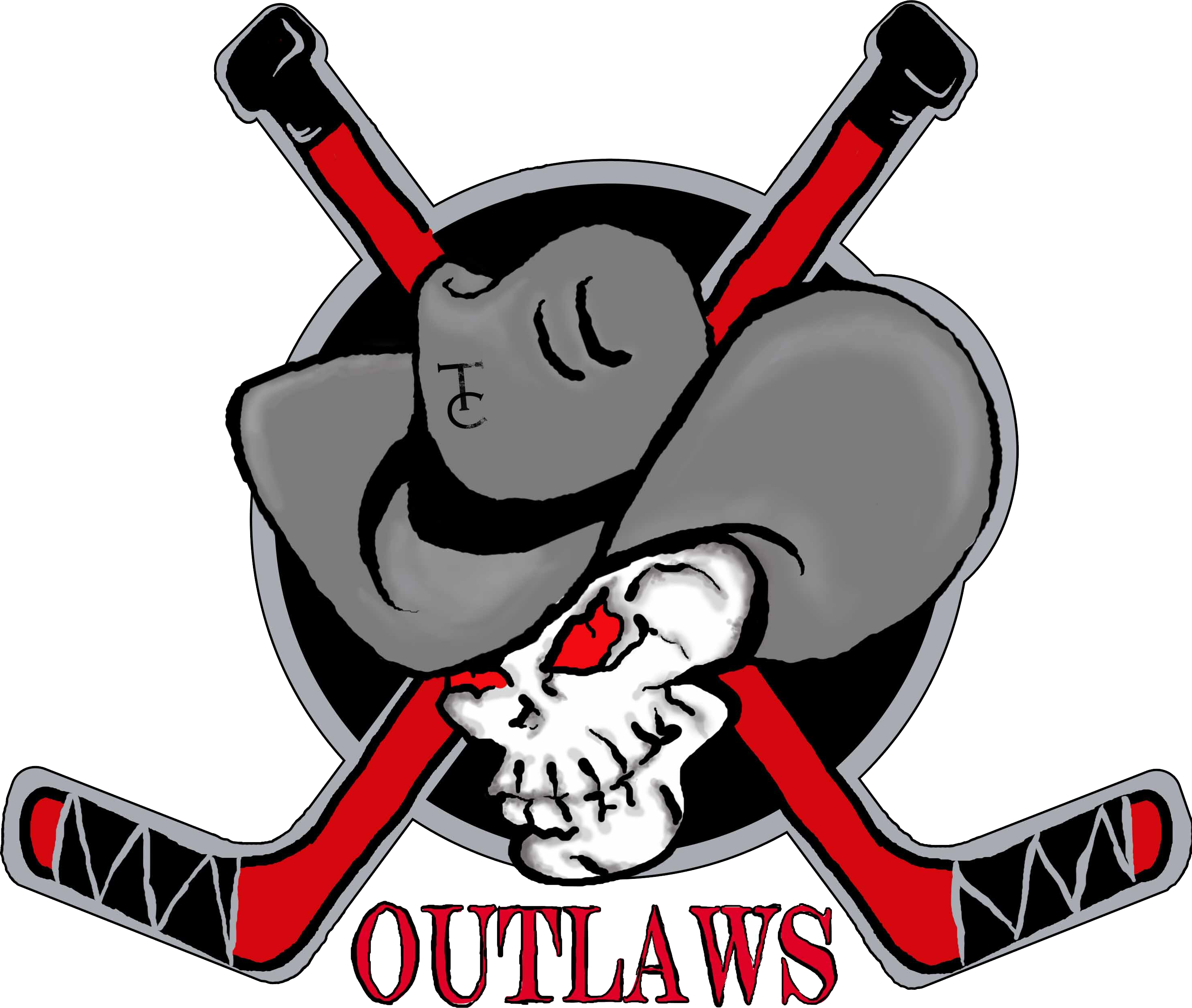 Outlaws Hockey Logo (2945x2491)