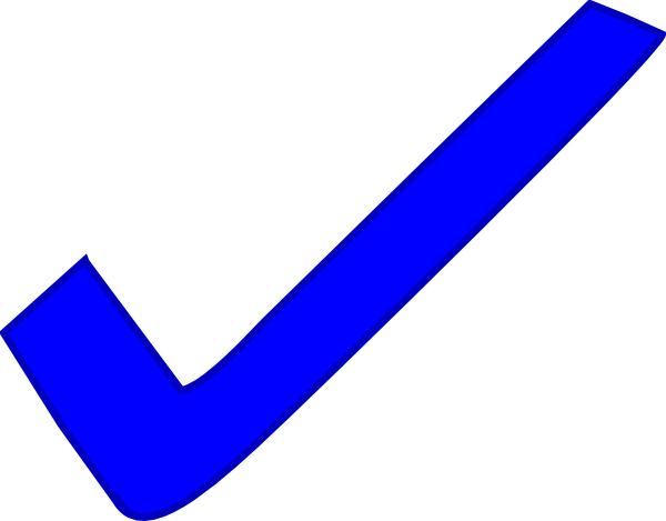 Hockey Stick Svg Clip Arts 600 X 469 Px - Blue Check (600x469)