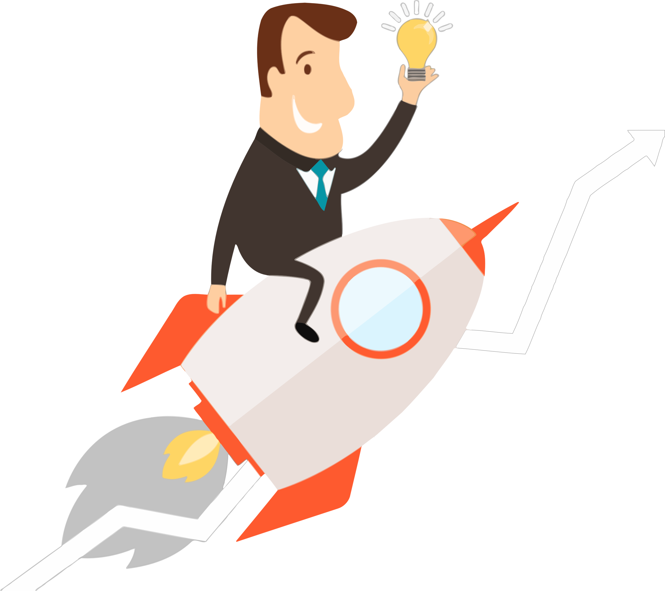 Space Rocket Clip Art Image Search Results Clipart - Man On A Rocket (2334x2075)