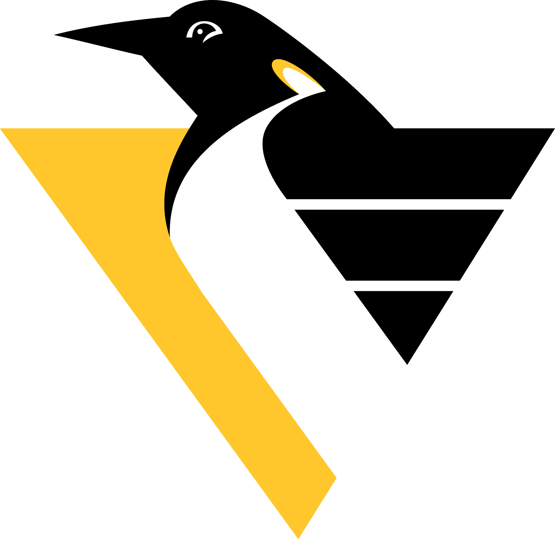 Pittsburgh Penguins® - Pittsburgh Penguins Old Logo (1864x1810)