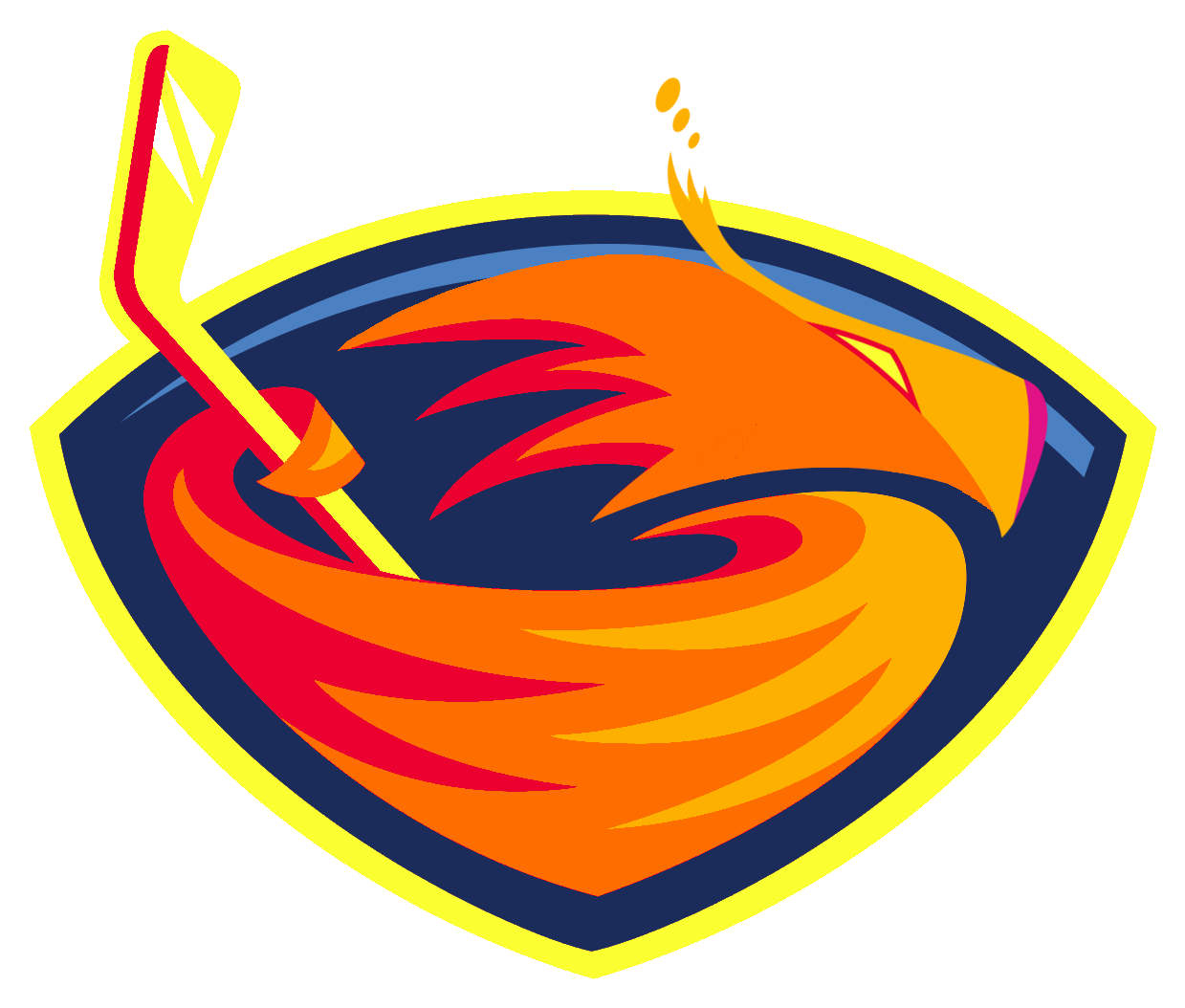 Atlanta Thrashers >>> Atlanta Philomenas - Atlanta Thrashers Logo (1238x1238)