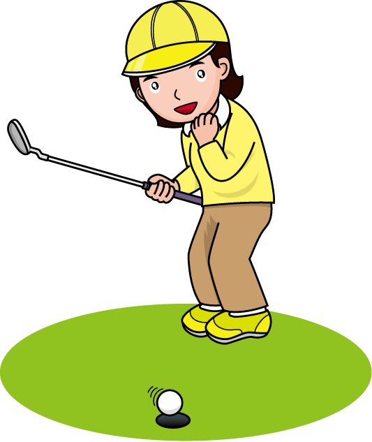 Golf Clip Art Free Downloads Car Tuning - Playing Golf Clipart Png (533x633)