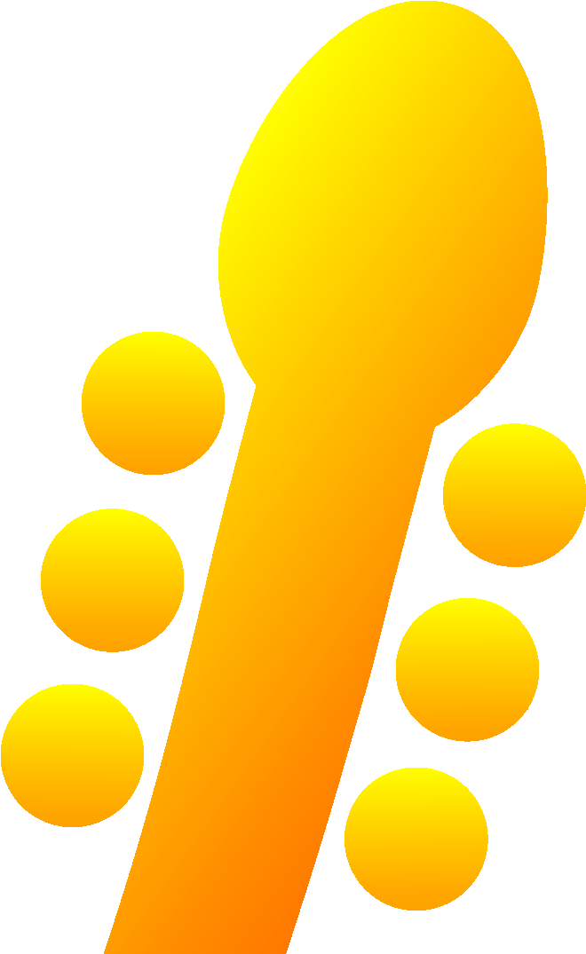 Orange And Yellow Hibiscus Clip Art Image - Clip Art (667x1074)