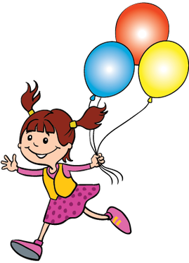 Children At Play - Children Play With Balloon Png (319x399)