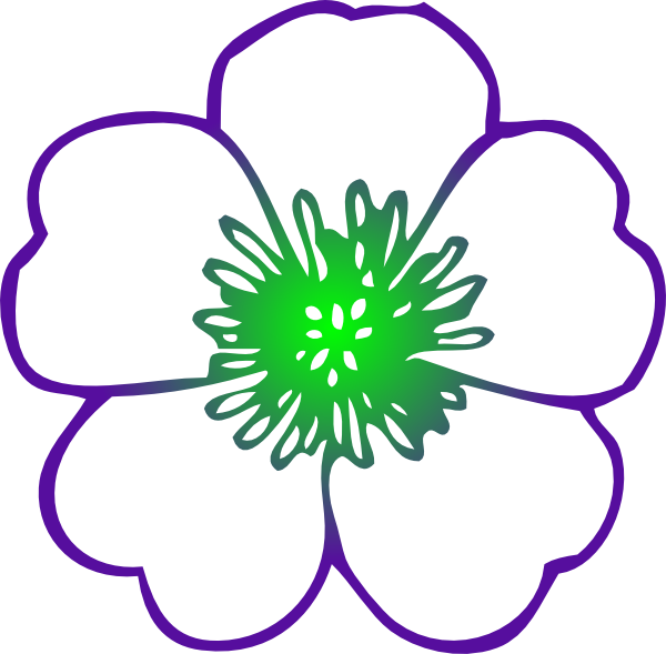 Purple Hibiscus Flower Clip Art - Flower Clip Art Free (600x589)