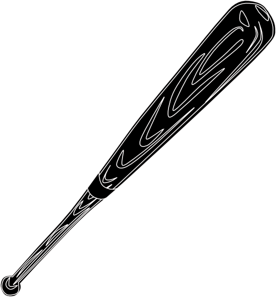 Stick Clip Art At Clipart Library - Stick Baseball (552x594)