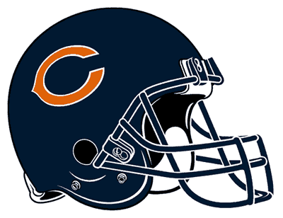 Chicago Bears Clipart Logo - Chicago Bears Helmet Logo Png (400x308)