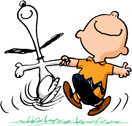 The Best Thing To Happen To Any Kid Is The World Of - Charlie Brown Happy Dance (500x463)