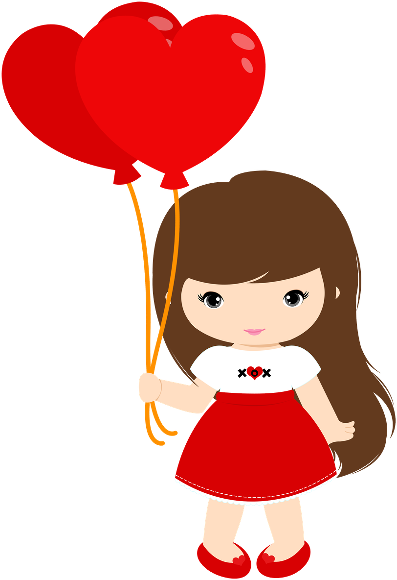 Http - //moniquestrella - Minus - Com/migexi2ll8wqd - Valentines Day Girl Clipart (900x1257)