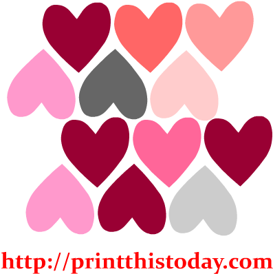 Colorful Hearts Clip Art - Indian Institute Of Education And Business Management (417x417)