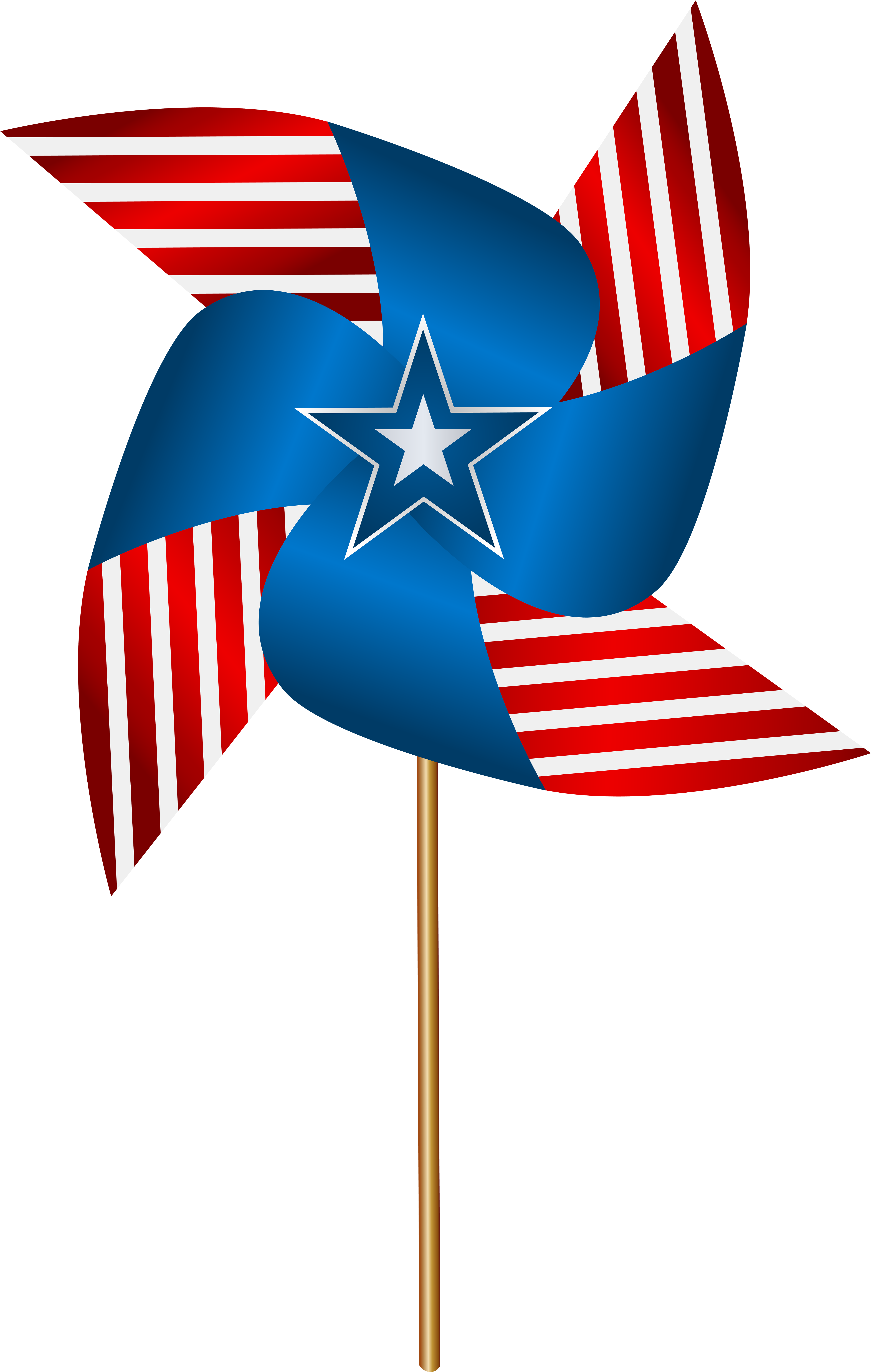Pinwheel Cliparts Border - 4th Of July Clipart Transparent (5077x8000)