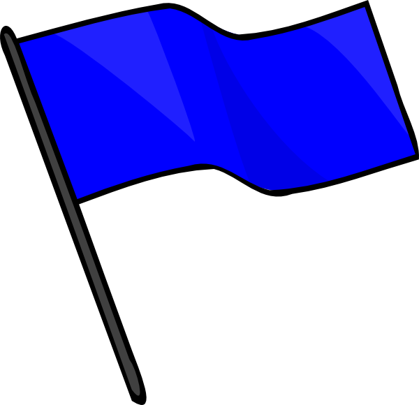 Blue Flag Clip Art At Vector Clip Art - Capture The Flag Flag (744x720)