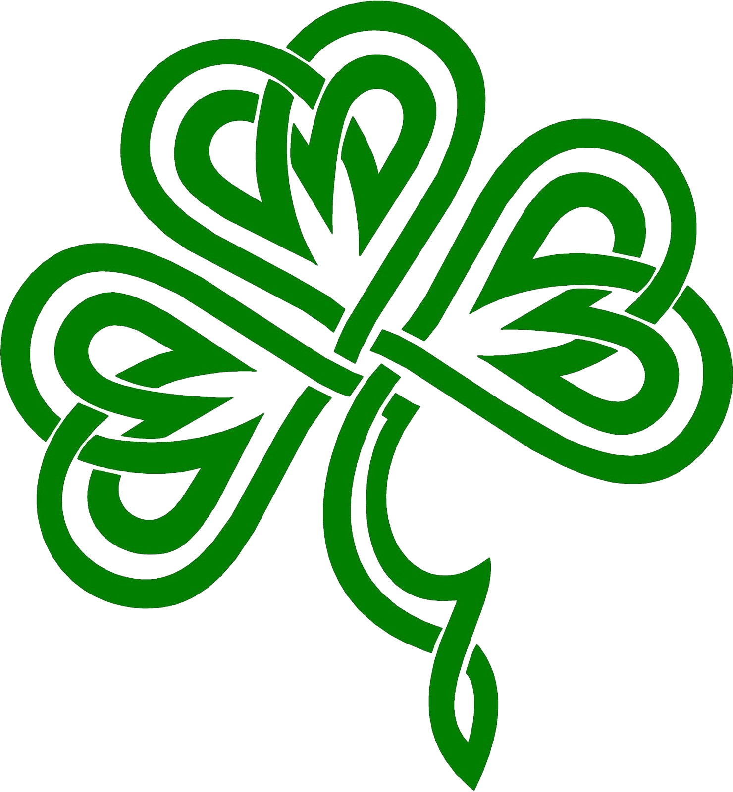 Republic Of Ireland Shamrock Celtic Knot Saint Patrick's - Republic Of Ireland Shamrock Celtic Knot Saint Patrick's (1480x1600)