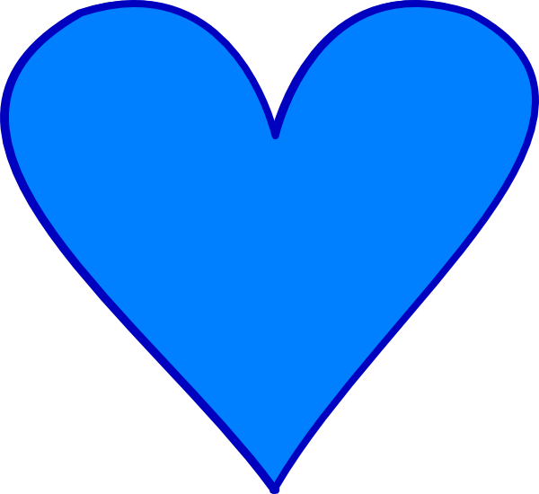 Stylist Ideas Blue Heart Clip Art At Clker Com Vector - Google Maps Marker Blue (600x550)