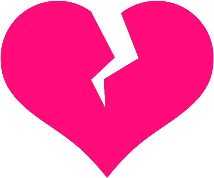 Broken Heart Clip Art - Broken Heart Vector Png (2000x2000)