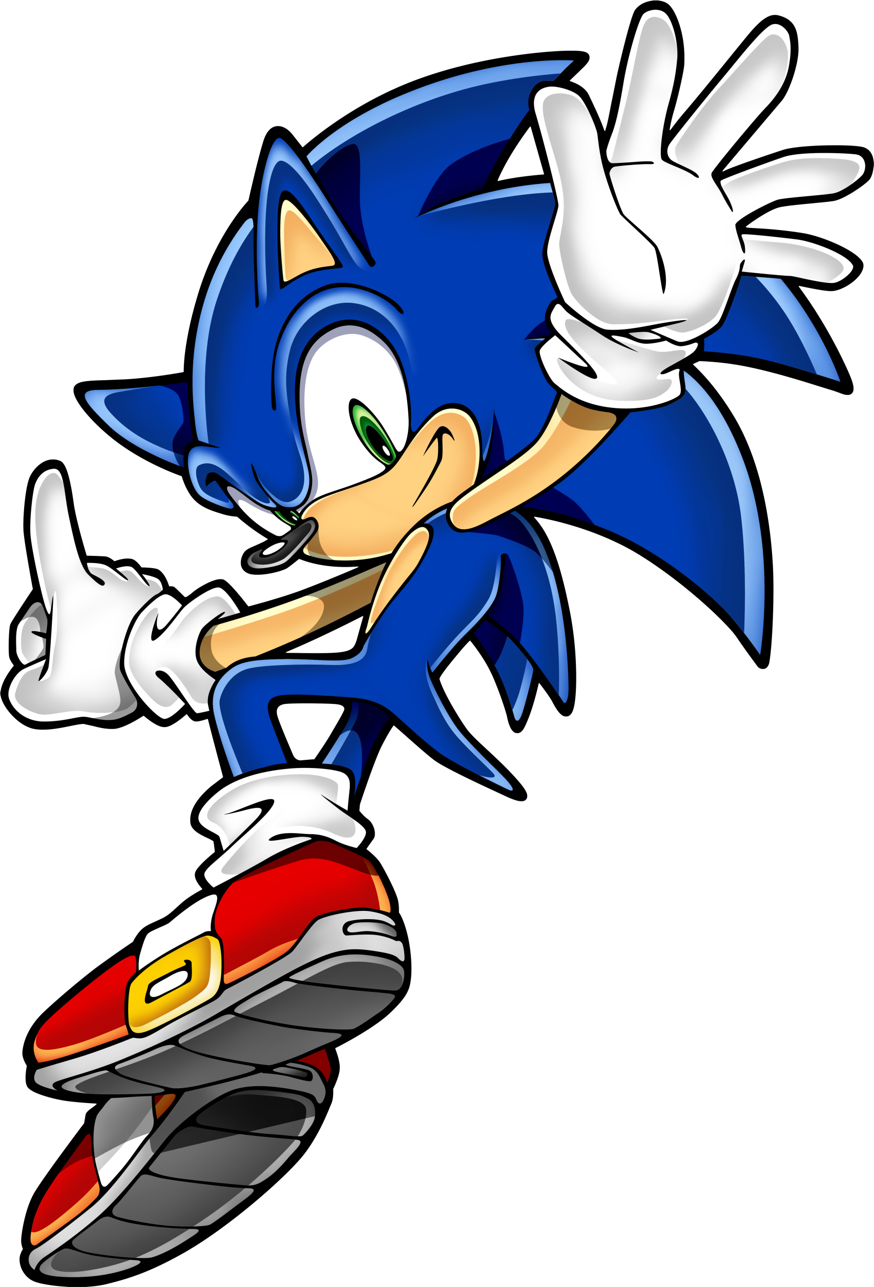 Sonic Clip Art - Sonic Transparent (1706x2512)