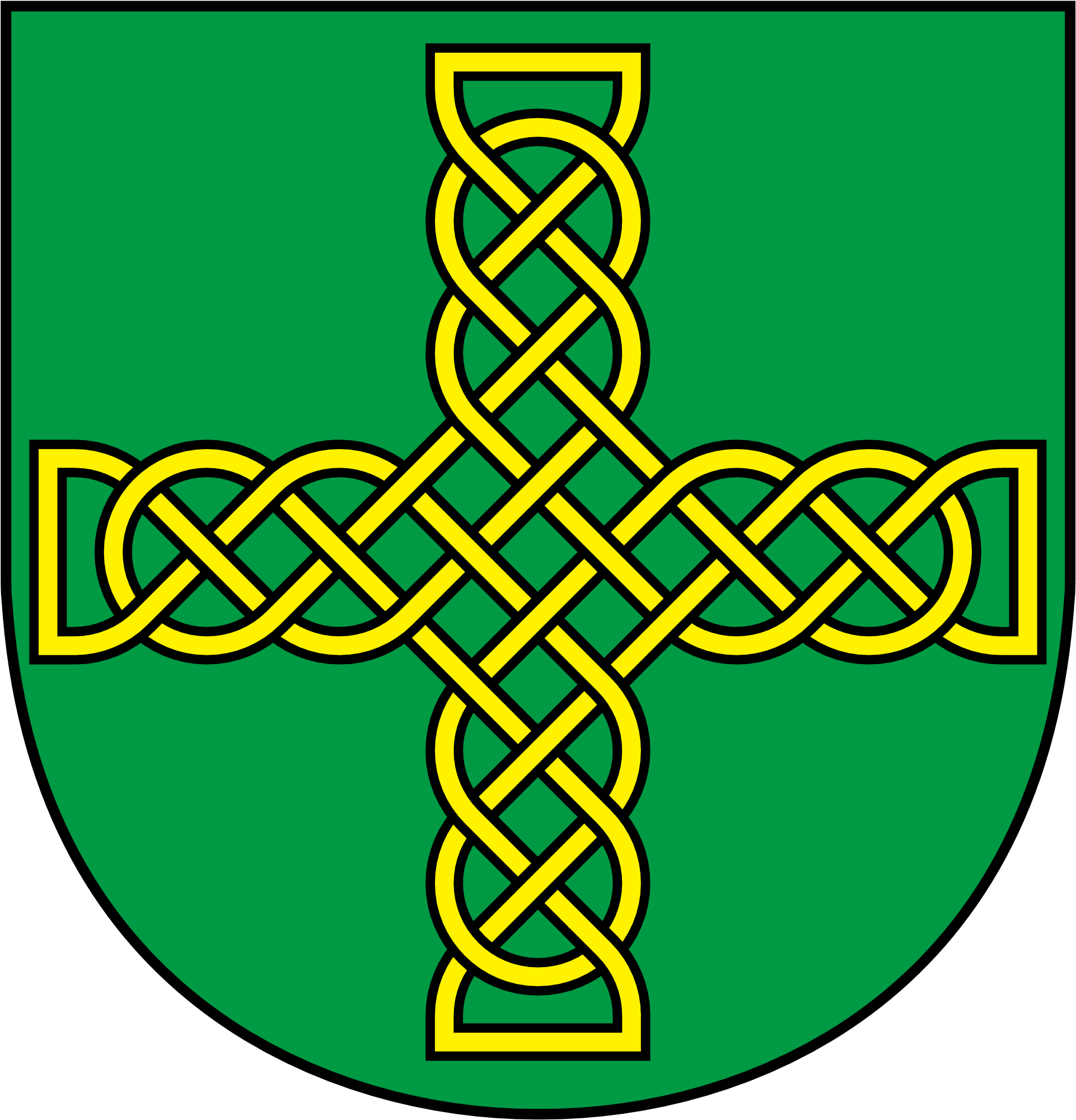 Saint Pattys Gevlochten Iers Kruis Irish Cross Flower - Irish Cross (1979x2047)