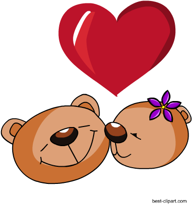 Teddy Bears, Free Clip Art For Valentine's Day - Teddy Bear (450x450)