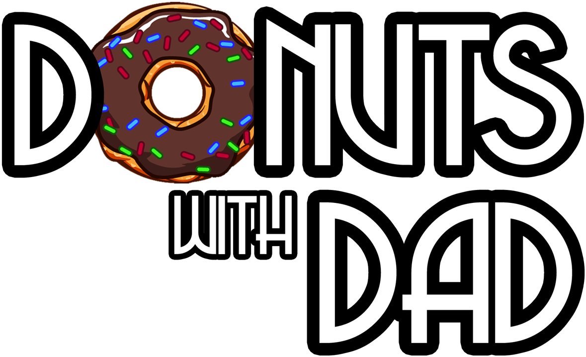 Dougnut Clipart Donut With Dad - Donuts With Dad (1200x752)