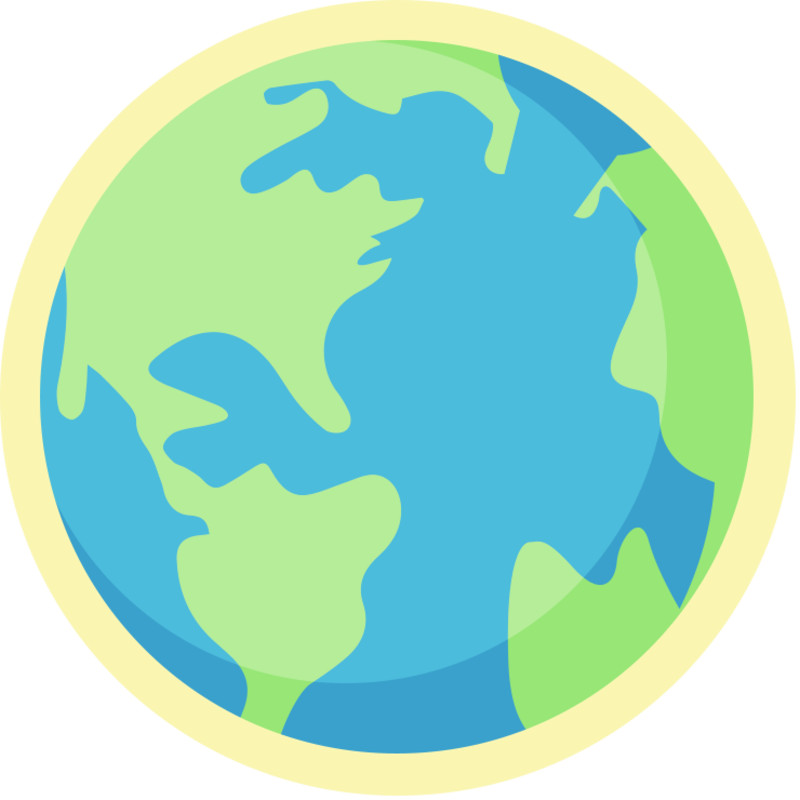 Limited Edition Earth Day Badge - Globe (800x800)