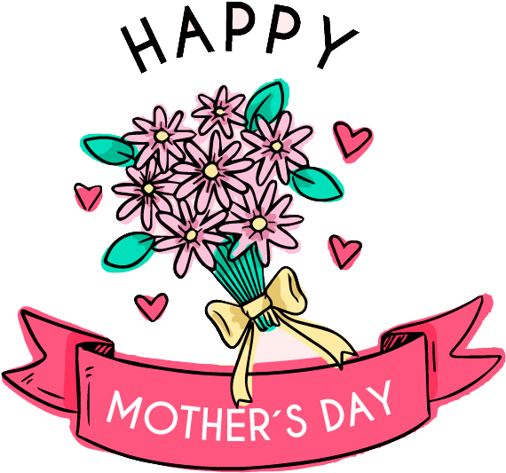 Download Mothers Day Element Vector Diagram Free Png - Download Mothers Day Element Vector Diagram Free Png (592x588)