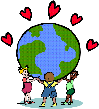 An Earth Day Craftivity - Love Mother Earth Clipart (389x432)