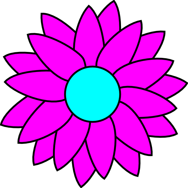 Simple Flower Coloring Pages (600x601)