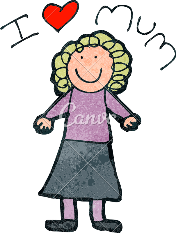 Mother - Mothers Day Drawings (605x800)