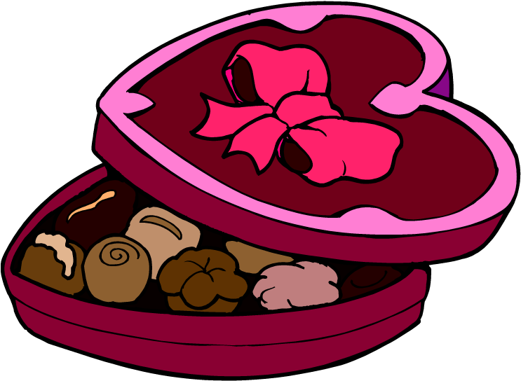 Clip Art Valentine Cake Clipart - Chocolate Clipart (750x572)