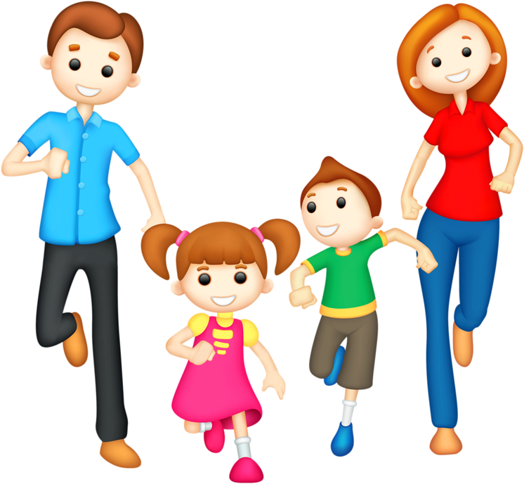 Happy Family - Family Clipart Png (2181x2000)