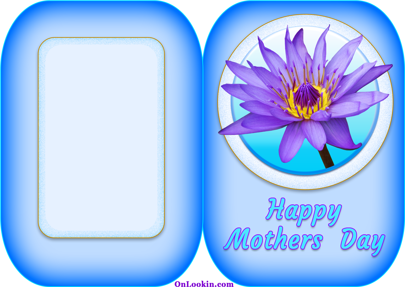 Happy Mothers Day Water Lily Flower - English Spanish Bible No6: King James 1611 - Reina (1740x1240)