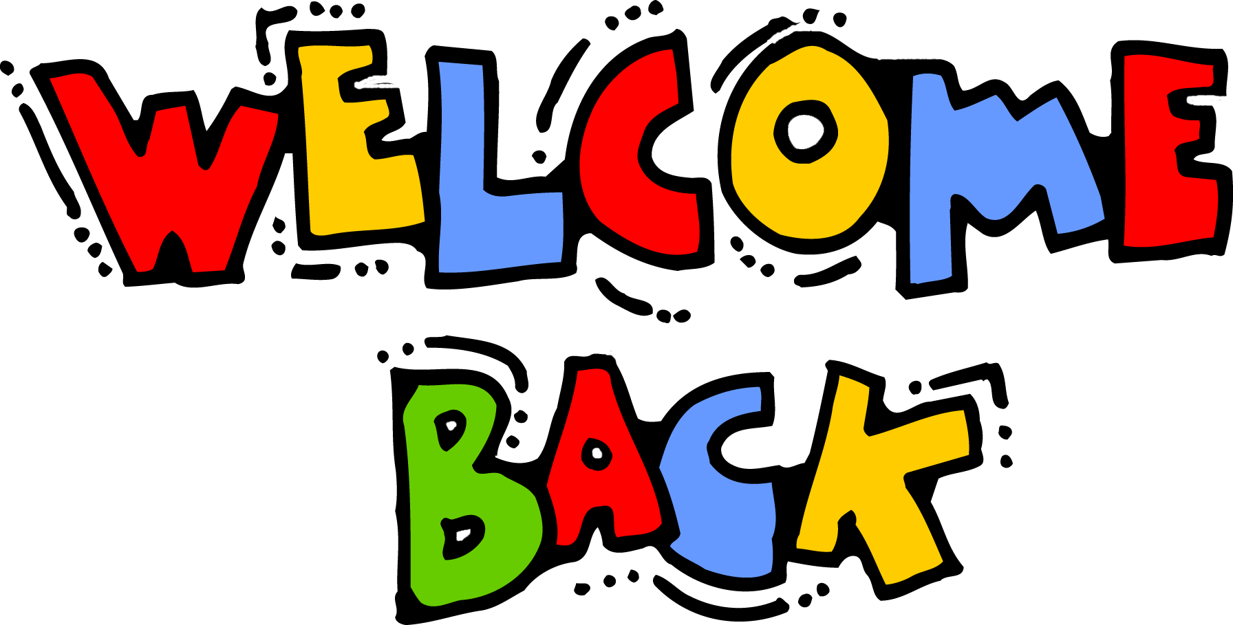 January 9, - Welcome Back Clipart (1792x909)