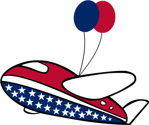 Presidents Day Clip Art - Plane To Usa Clipart (600x630)