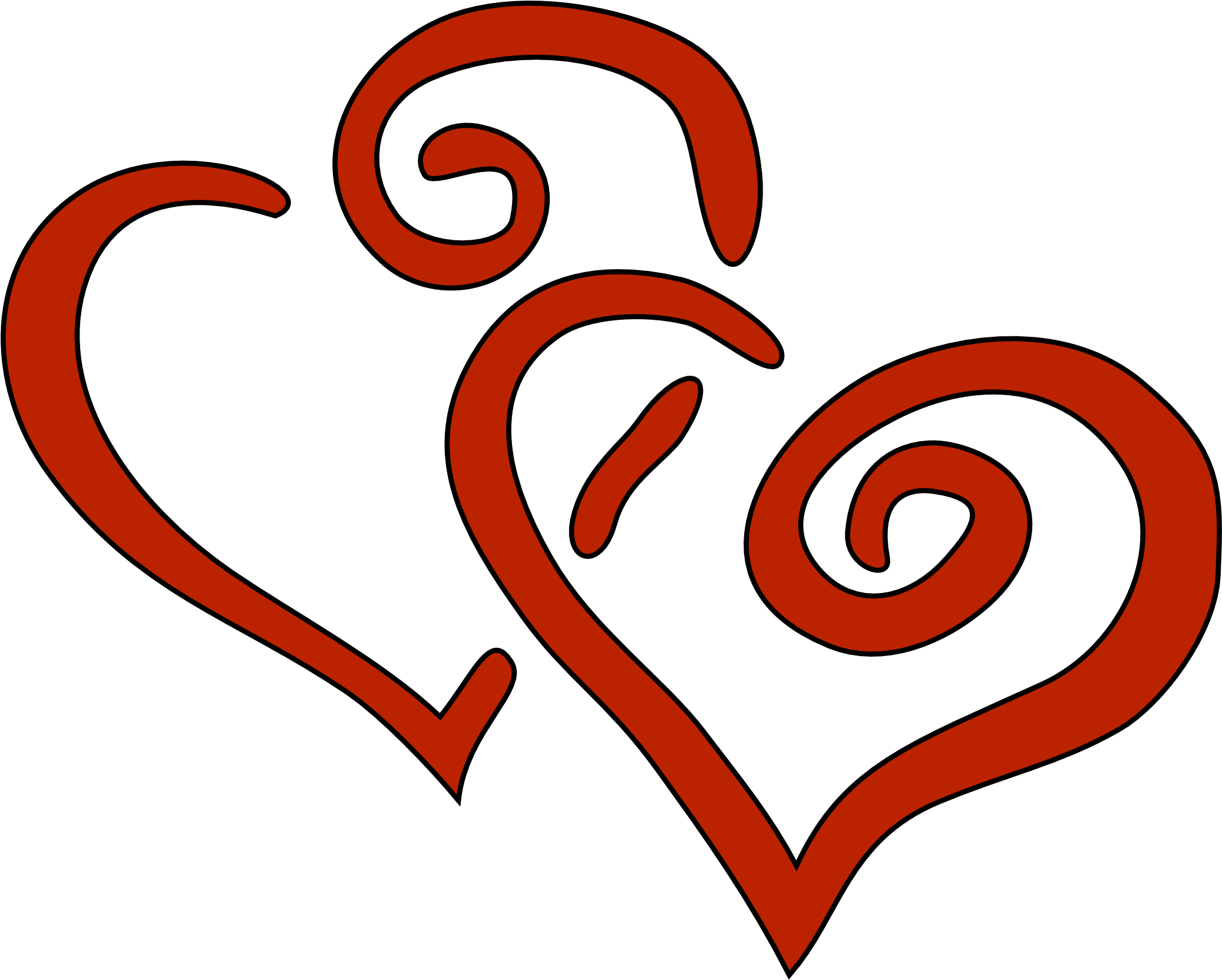 Heart Valentine Cliparts - Wedding Bells Free Clipart (2429x1995)