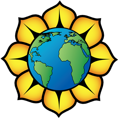 Blooming Earth - Doilies Png Silhouette (400x400)