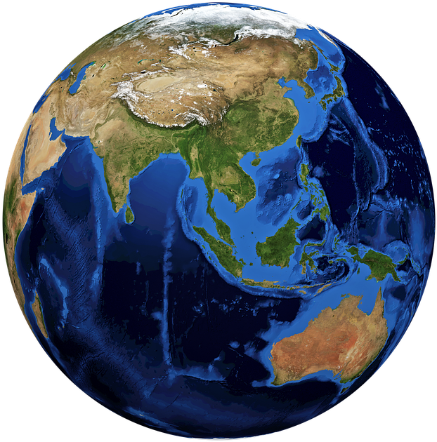 Globe World Earth Planet Earth Globe Blue - North Korea: Political, Economic And Social Issues (720x720)