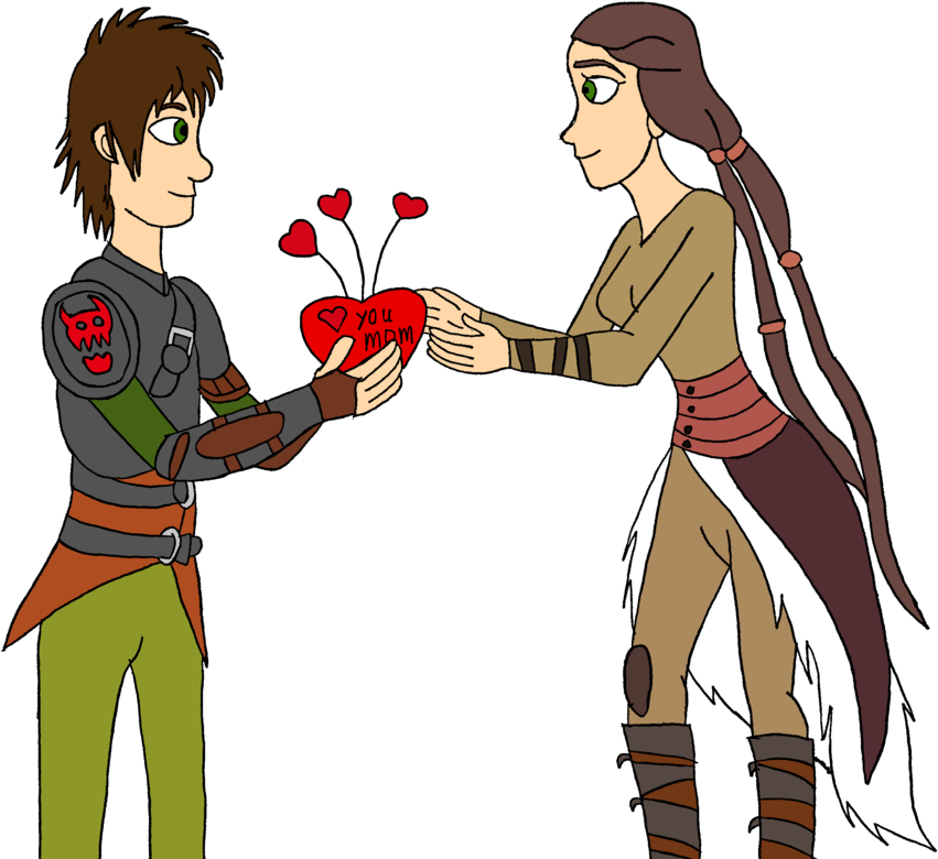 Hiccup And Valka, Mother's Day Gift By Brermeerkat16 - Mother's Day (900x801)