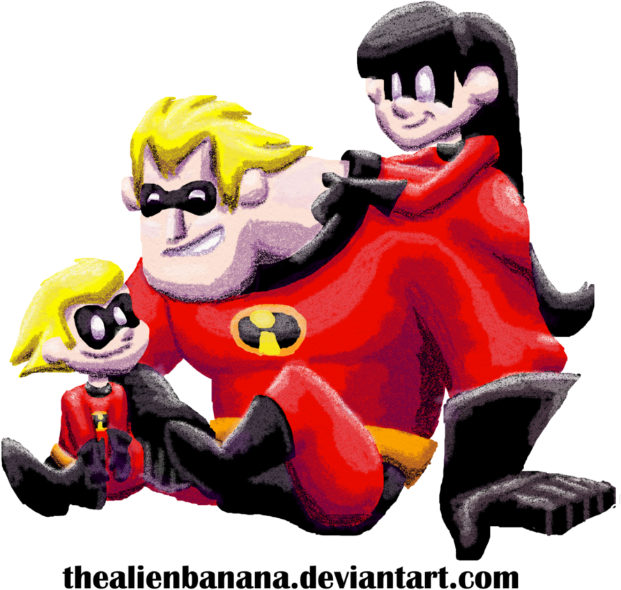 Daily 82- Incredible Father's Day By Thealienbanana - Father's Day (902x885)