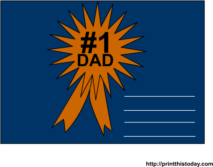 Fathers Day Certificate - Optical Illusion (792x612)