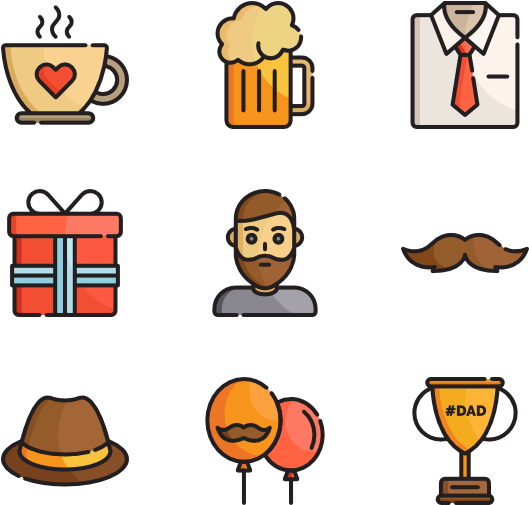 Fathers Day - Father's Day Icon (600x564)