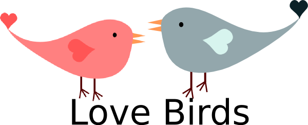 Brds Clipart Valentine - Vectores E Amor Png (600x243)